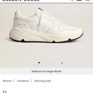 Women's bio-based Running Sole with white star and heel tab